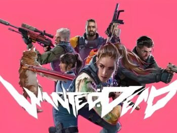 Official cover art for Wanted: Dead on PC featuring action-packed characters and B-movie style design