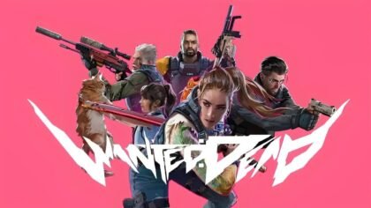 Official cover art for Wanted: Dead on PC featuring action-packed characters and B-movie style design