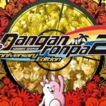Official key art for Danganronpa 2: Goodbye Despair Anniversary Edition showing main characters in dynamic poses.