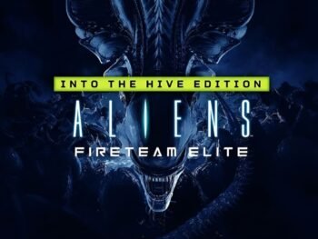Cover art showing a Xenomorph with mouth open and the Aliens: Fireteam Elite – Into the Hive Edition title in stylized font.