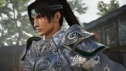 Dynasty Warriors Origins warrior character in detailed armor close up