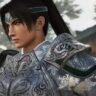 Dynasty Warriors Origins warrior character in detailed armor close up