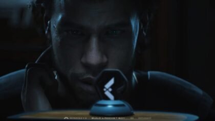 MindsEye protagonist in close up shot from cinematic reveal trailer