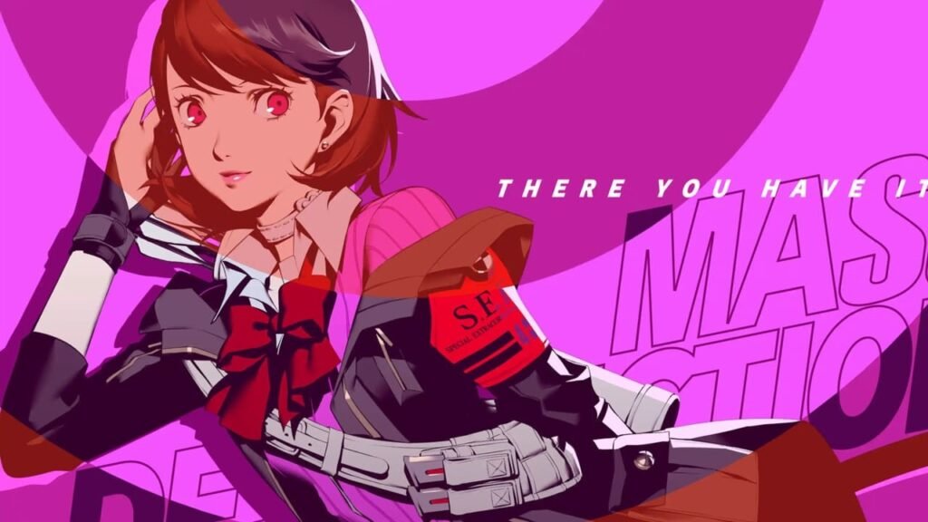  Yukari’s victory screen in Persona 3: Reload with the phrase “There you have it, Mass Destruction.”