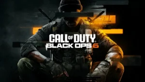 Call of Duty: Black Ops 6 cover art showing seated Black Ops agent with arms crossed and logo in the background.