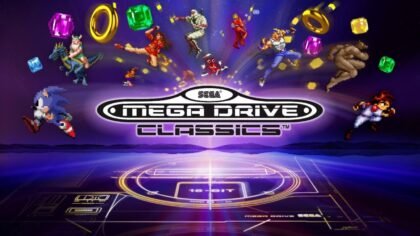 Sega Mega Drive Classics artwork featuring classic Sega characters and games
