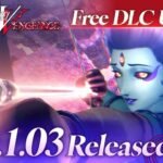 Promotional art for Shin Megami Tensei V: Vengeance version 1.03 free DLC update featuring the demon Marici drawing a bow.