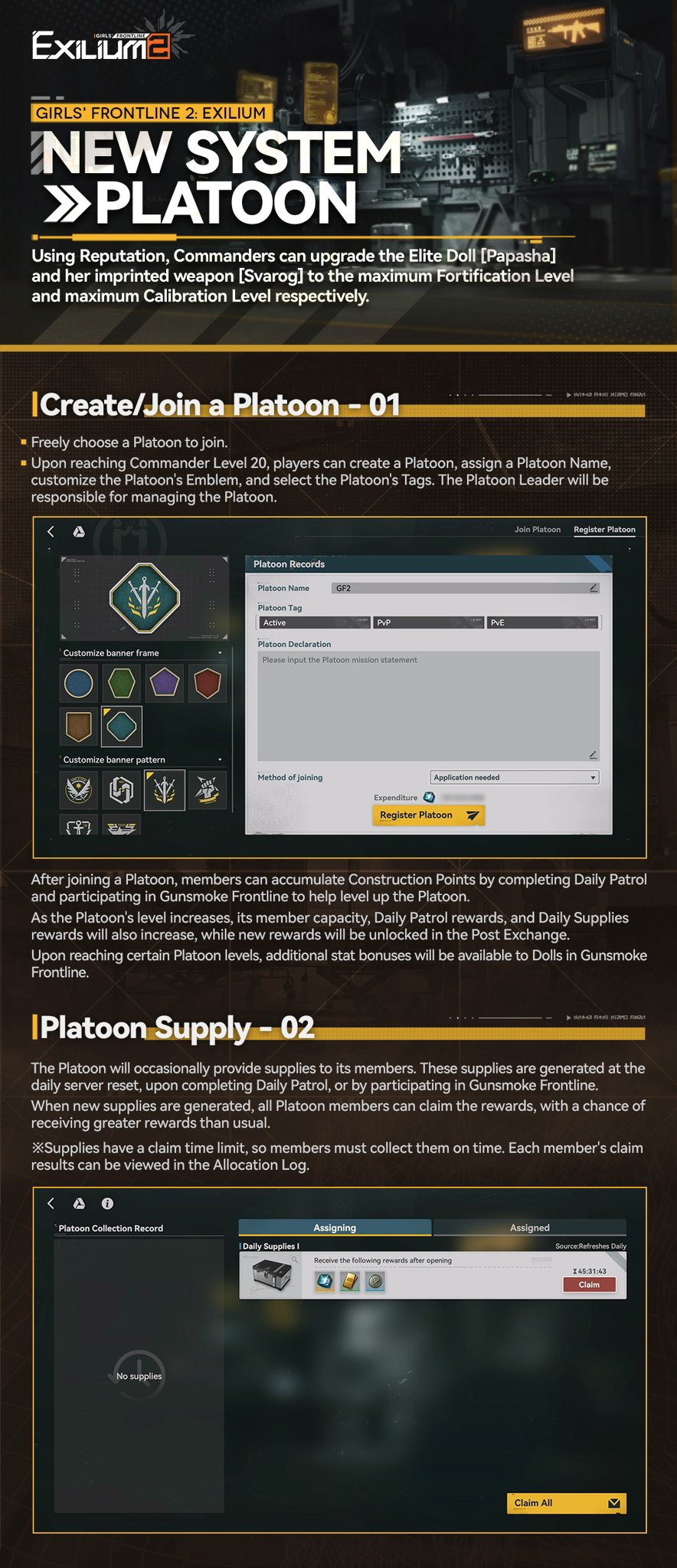 Platoon system explained image 1 of 2.