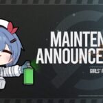 Girls’ Frontline 2 Exilium maintenance announcement chibi artwork