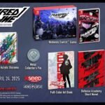 The Hundred Line: Last Defense Academy Limited Edition contents, including art cards, art book, soundtrack CD, and collectibles.