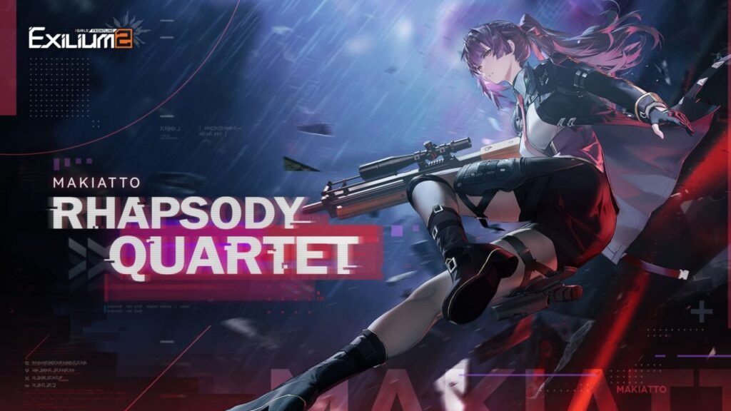 Girls’ Frontline 2 Exilium Rhapsody Quartet Makiatto character artwork