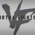 Virtua Fighter teaser image showing VF logo with Is Back text
