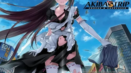Akiba’s Trip: Undead & Undressed game cover showing a female character with ripped clothes and the game title.
