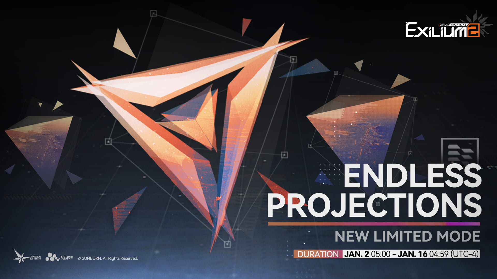 Endless Projections new limited mode in GFL2.