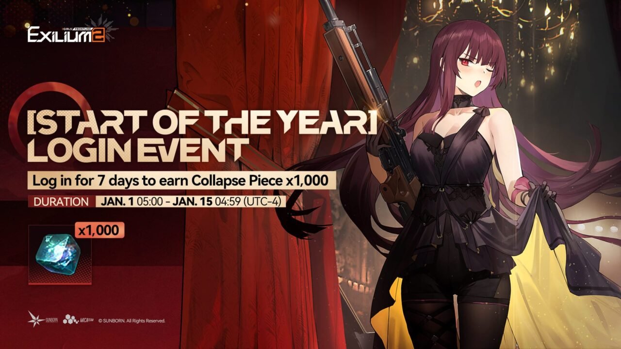 Makiatto character artwork from Girls' Frontline 2 Start of the Year Login Event