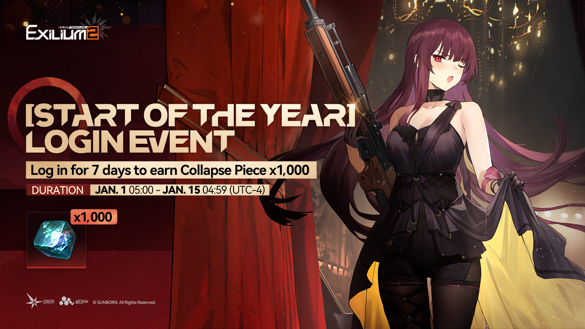 Girls’ Frontline 2 Kicks Off 2025 with Endless Projections and Login Rewards