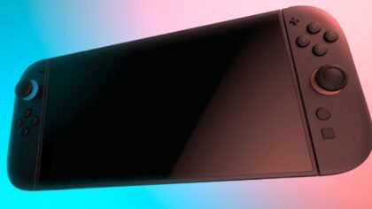 Nintendo Switch 2 console at an angle