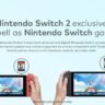 Two consoles showing gameplay highlighting Nintendo Switch 2 compatibility with original Switch games.