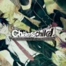 Takaru and Serika lying in opposite directions with the Chaos;Child logo and the quote “If you are god, and the delusion becomes reality…”