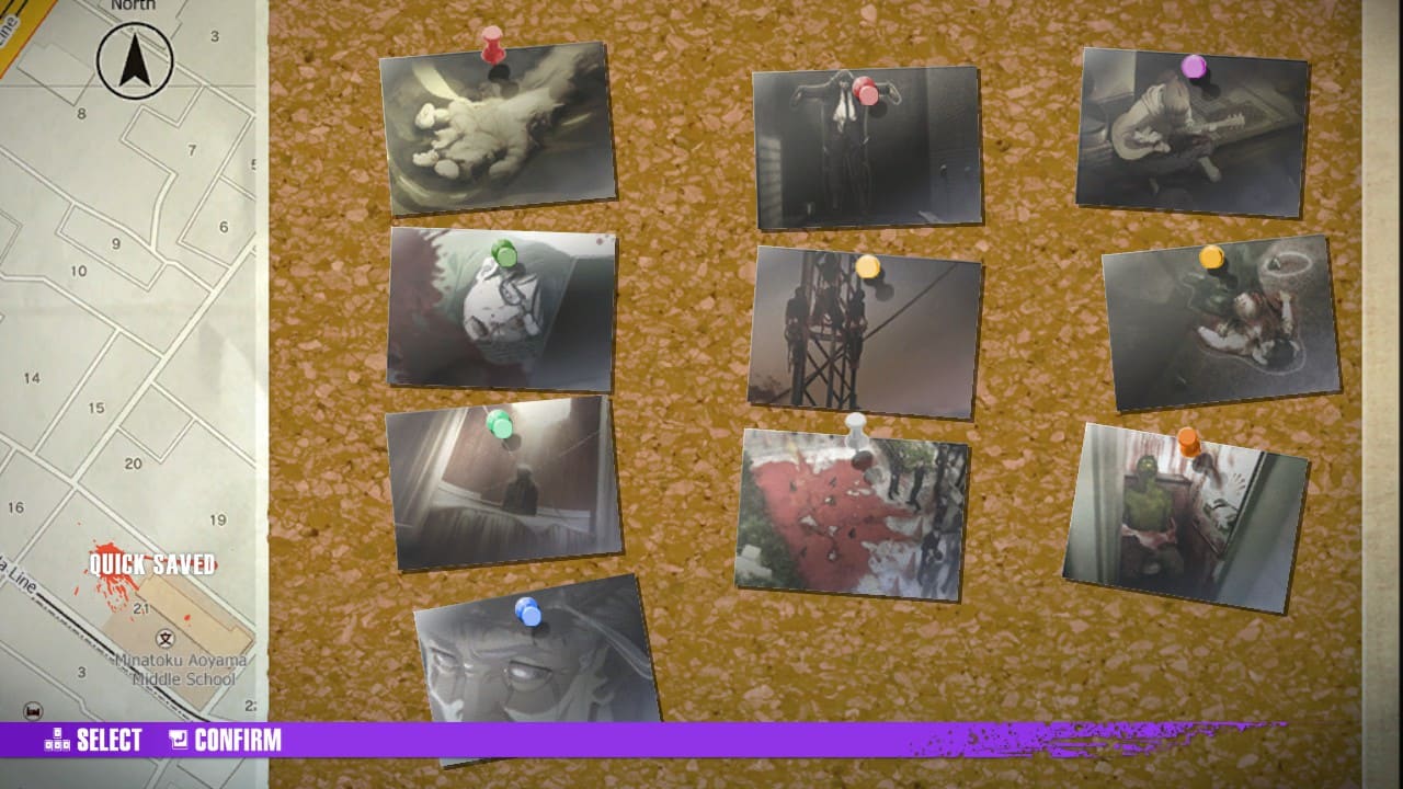 Mapping Trigger screen in Chaos;Child showing graphic murder images from Chaos;Head Noah.