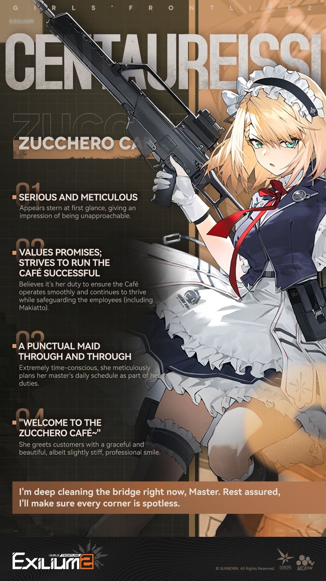 GFL2 Centauressi's character info