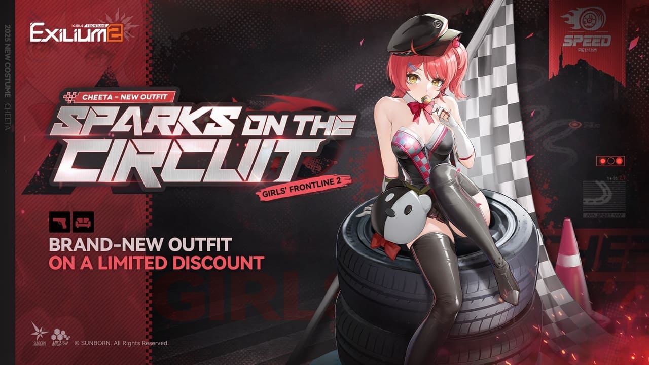 Racing outfit for Cheeta in GFL2.