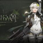 Dushevnaya new character artwork from Girls' Frontline 2 Exilium featuring her support role design