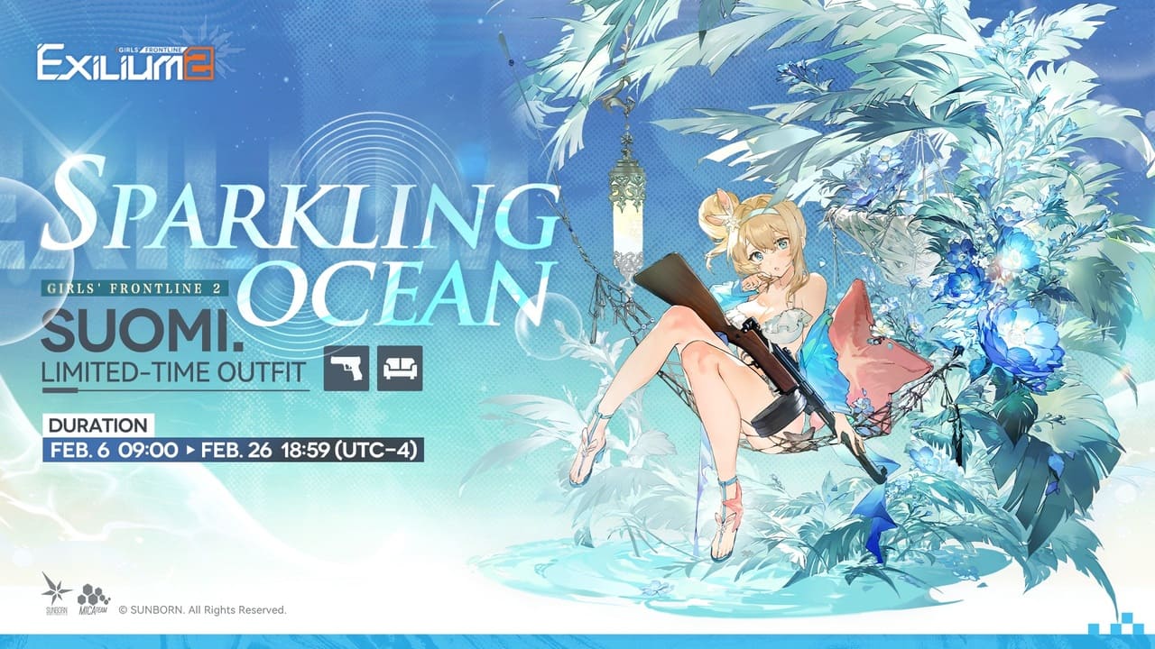 Suomi Sparkling Ocean limited time outfit in GFL2.
