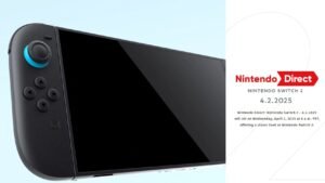 Official image of the upcoming Nintendo Switch 2 Direct