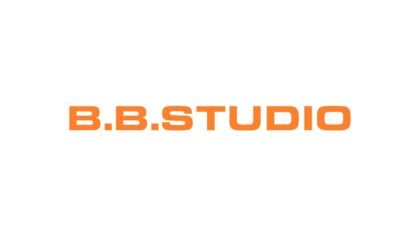 B.B. Studio logo on a white background