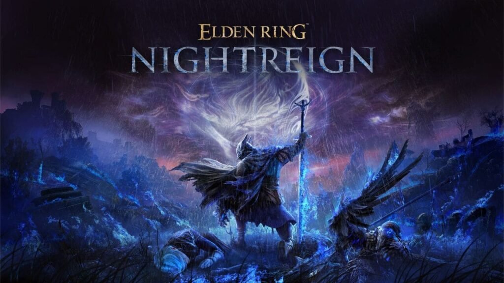 Elden Ring Nightreign key artwork featuring central character and title