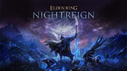 Elden Ring Nightreign key artwork featuring central character and title