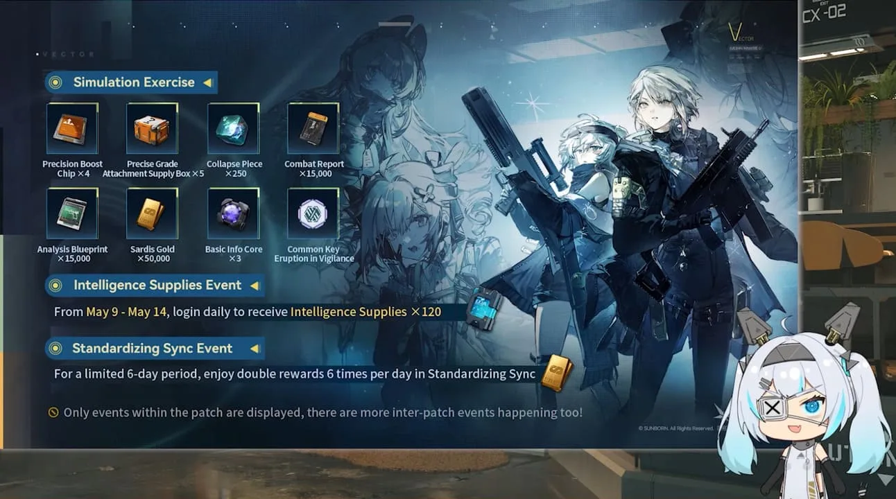Simulation Exercise mode with updated seasonal content.