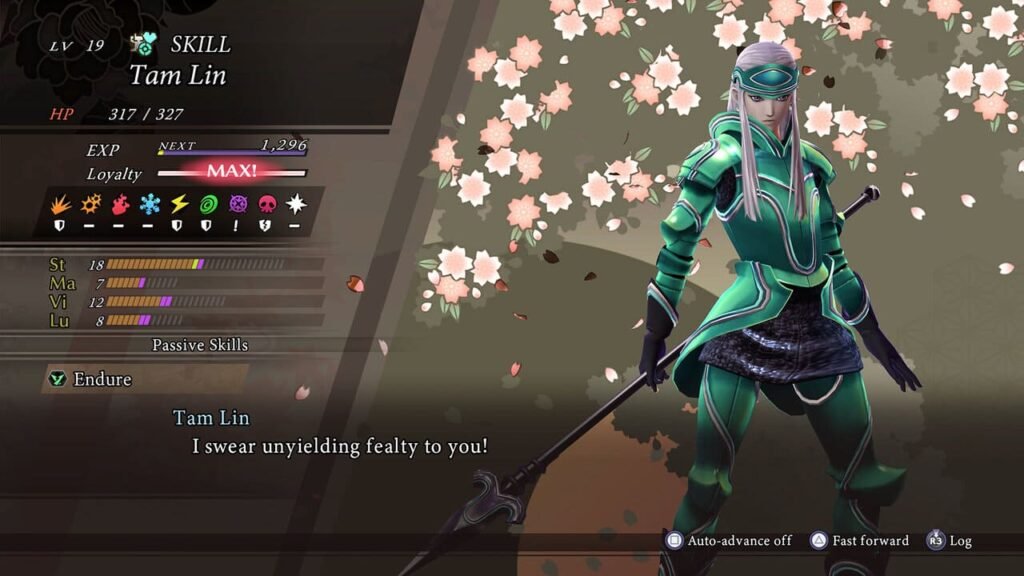 Loyalty in Raidou 1 HD 