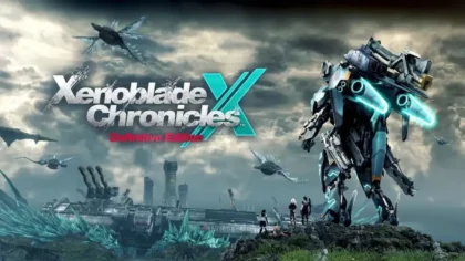 Cover art showing Skell facing into the distance with Xenoblade Chronicles X: Definitive Edition logo.