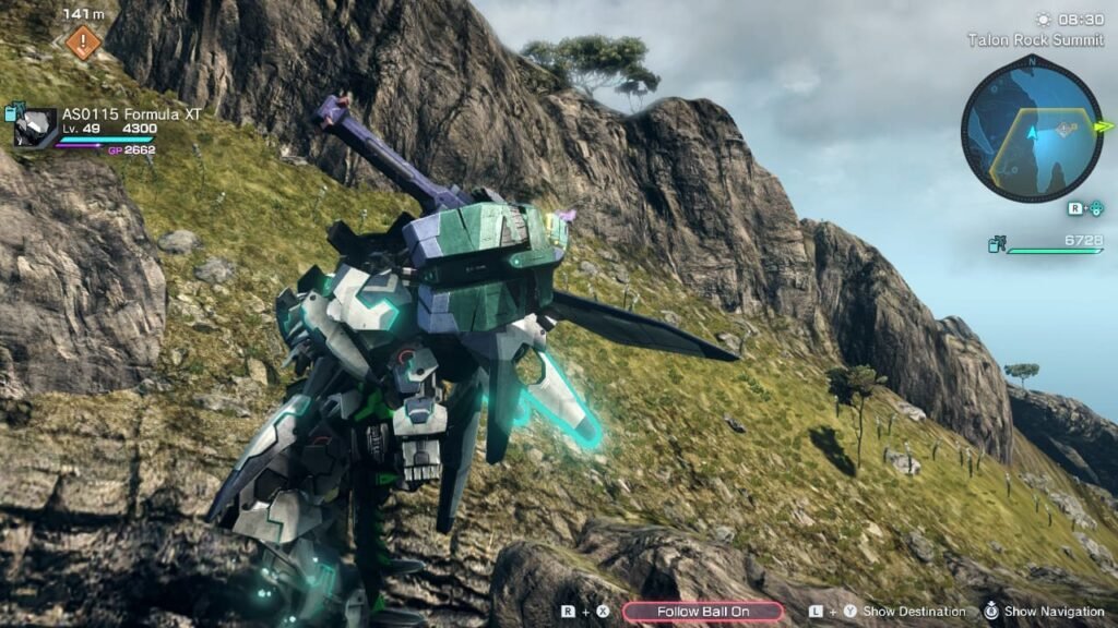 Skell in flight mode near cliff during daytime