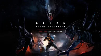 Cover art for Alien: Rogue Incursion: Evolved Edition Part One showing a marine aiming a weapon with a Xenomorph looming above.