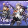 Girls' Frontline 2 Targeted Procurement banner featuring Yoohee, Littara, and Ksenia, active from May 22 to June 11.