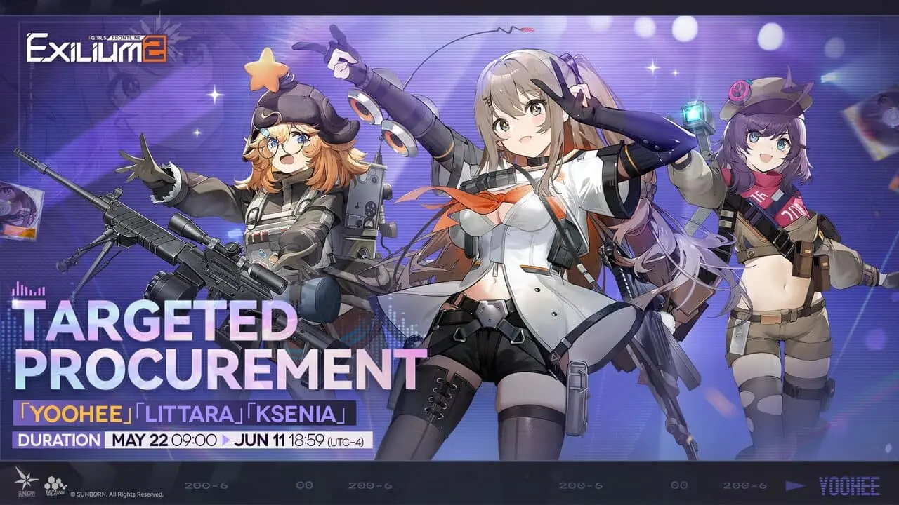 Girls’ Frontline 2 May 2025 Update: Yoohee Release, Banners, Skins & Expansion Keys