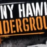 Official cover art for Tony Hawk’s Underground (2003) featuring skater performing graffiti-styled trick with THUG logo