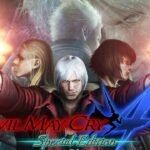 Dante, Nero, and Vergil in Devil May Cry 4 Special Edition key art