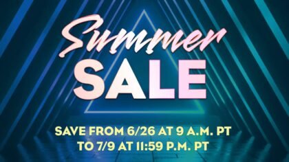 Nintendo eShop Summer Sale 2025 promotional image showing sale dates from June 26 to July 9