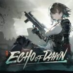 Zhaohui from Echo of Dawn holding a submachine gun in a post-apocalyptic city setting