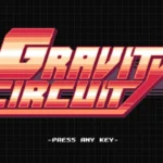 Gravity Circuit game logo with “Press Start” prompt