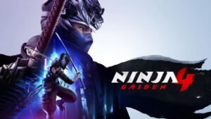 Official NINJA GAIDEN 4 cover art featuring Ryu Hayabusa standing against a white background with the game’s logo.