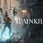 Cover art for the 2025 reimagining of Painkiller featuring the four playable champions
