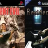 Resident Evil PS1 and Resident Evil 2002 covers side-by-side.