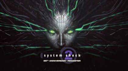 Key art for System Shock 2 Remaster used in the console launch announcement