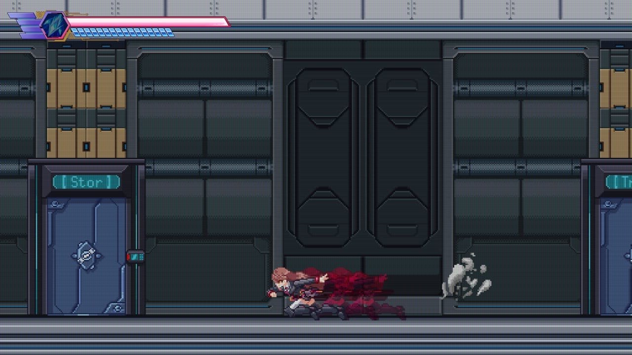 Kana dashing with scanlines filter enabled in Virtua Unlimited Project