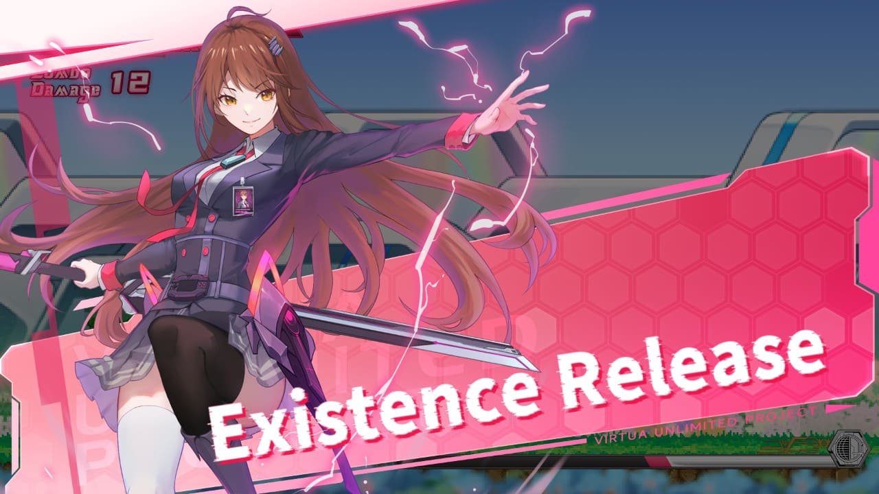 Kana using the Existence Release support summon skill in Virtua Unlimited Project